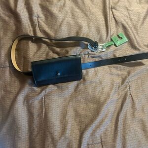 Kate Spade Black Leather belt bag